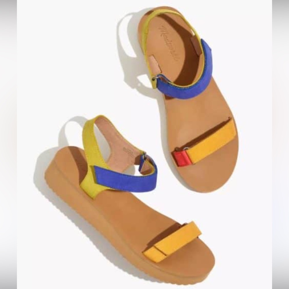 Madewell Maggie Colorblock Sandals